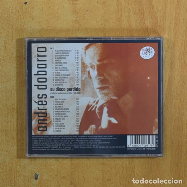 CDs de m&uacute;sica: ANDRES DOBARRO - SU DISCO PERDIDO - 2 CD - Foto 2