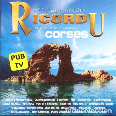 CDs de m&uacute;sica: Ricordu 25&egrave;me Anniversaire- 3357514201537
