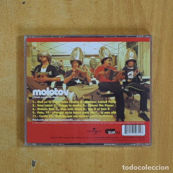 CDs de m&uacute;sica: MOLOTOV - DONDE JUGARAN LAS NINAS - CD - Foto 2