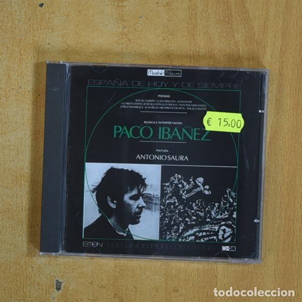 CDs de m&uacute;sica: PACO IBANEZ - ANTONIO SAURA - CD