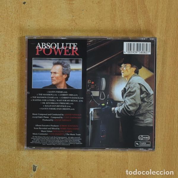 CDs de m&uacute;sica: LENNIE NIEHAUS - ABSOLUTE POWER - CD - Foto 2