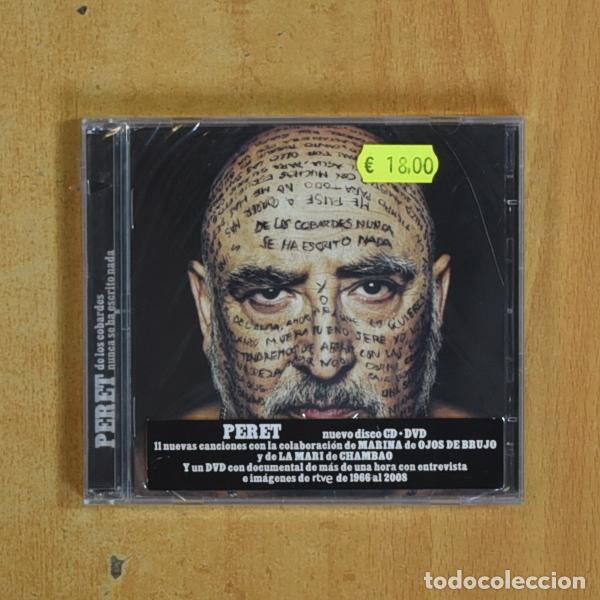 CDs de m&uacute;sica: PERET - DE LOS COBARDES NUNCA SE HA ESCRITO NADA - CD + DVD