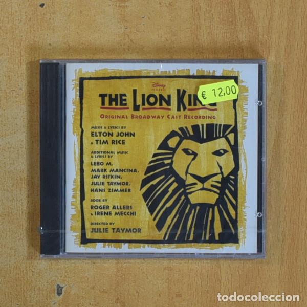CDs de m&uacute;sica: VARIOS - THE LION KING ORIGINAL BROADWAY CAST RECORDING - CD