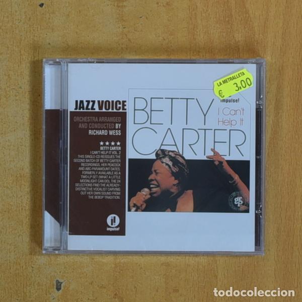 CDs de m&uacute;sica: BETTY CARTER - I CANT HELP IT - CD
