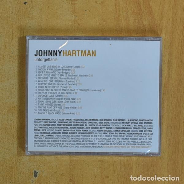 CDs de m&uacute;sica: JOHNNY HARTMAN - UNFORGETTABLE - CD - Foto 2