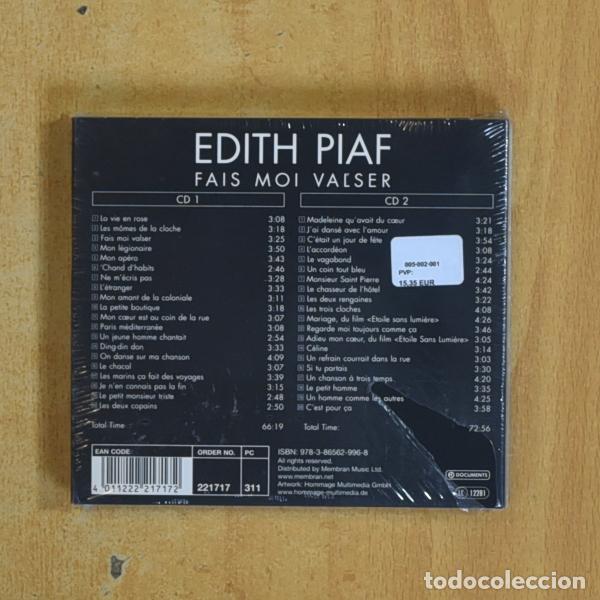 CDs de m&uacute;sica: EDITH PIAF - FAIS MOI VALSER - 2 CD - Foto 2