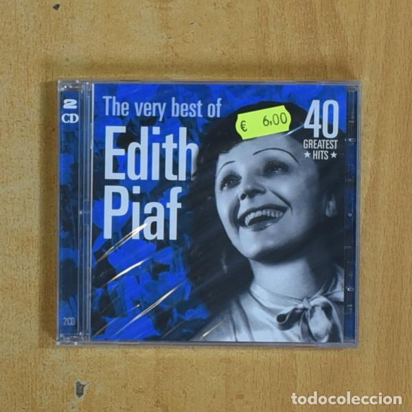 Music CDs: EDITH PIAF - THE VERY BEST OF - 2 CD