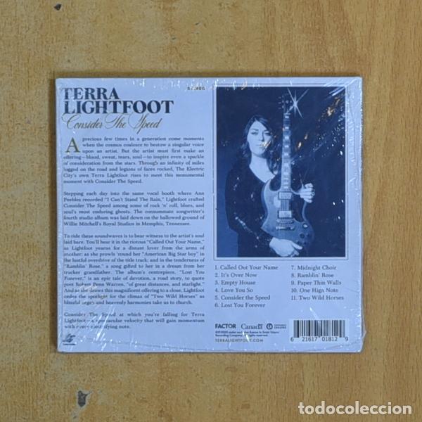 CDs de m&uacute;sica: TERRA LIGHTFOOT - CONSIDER THE SPEED - CD - Foto 2