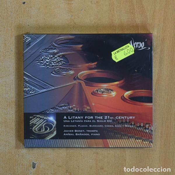 CDs de m&uacute;sica: JAVIER BONET ANIBAL BANADOS - A LITANY FOR THE 21ST CENTURY - CD