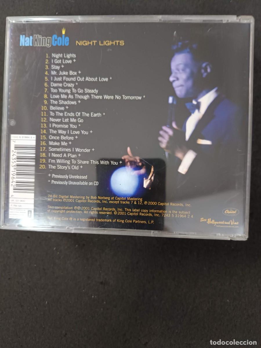 CDs de m&uacute;sica: NAT KING COLE. NIGHT LIGHTS - Foto 2