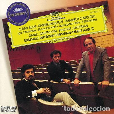 CDs de m&uacute;sica: Berg: Kammerkonzert - Stravinsky: Ebony Concerto, Dumbarton Oaks, 8 Miniatures- 0028944740523