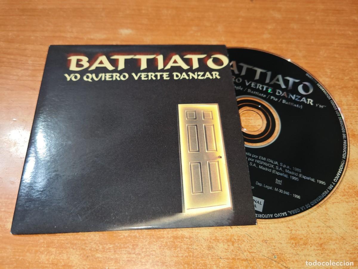 CDs de m&uacute;sica: FRANCO BATTIATO Yo quiero verte danzar CD SINGLE PROMO CADENA 100 CANTADO EN ESPA&Ntilde;OL CARTON A&Ntilde;O 1995