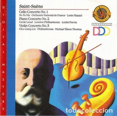 CDs de m&uacute;sica: Saint-Sa&euml;ns: Cello Concerto No. 1 / Piano Concerto No. 2 / Violin Concerto No. 3- 5099704650623