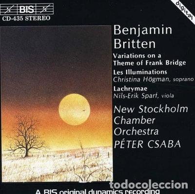 CDs de m&uacute;sica: Variations on a Theme of Frank Bridge / Les Illuminations / Lachrymae- 7318590004357