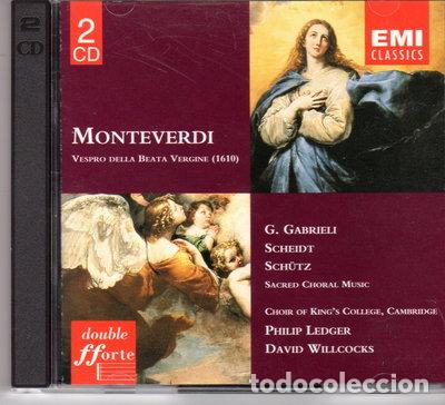 CDs de m&uacute;sica: Vespro della beata vergine (1610)- 0724356863125
