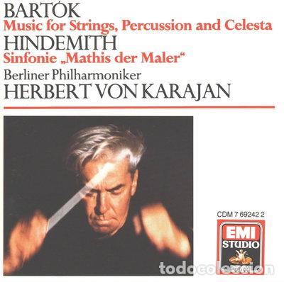 CDs de m&uacute;sica: Karajan conducts Bart&oacute;k: Music for Strings, Percussion and Celesta; Hindemith...- 0077776924229