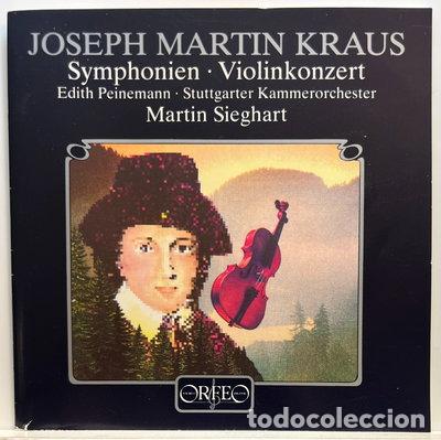 CDs de m&uacute;sica: Joseph Martin Kraus: Symphonien, Violinkonzert- 4011790254128