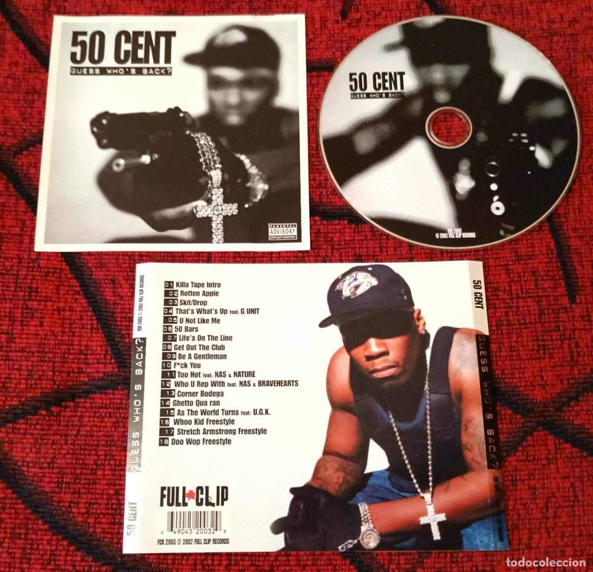 CDs de m&uacute;sica: 50 CENT ** Guess Who's Back? ** CD 2002