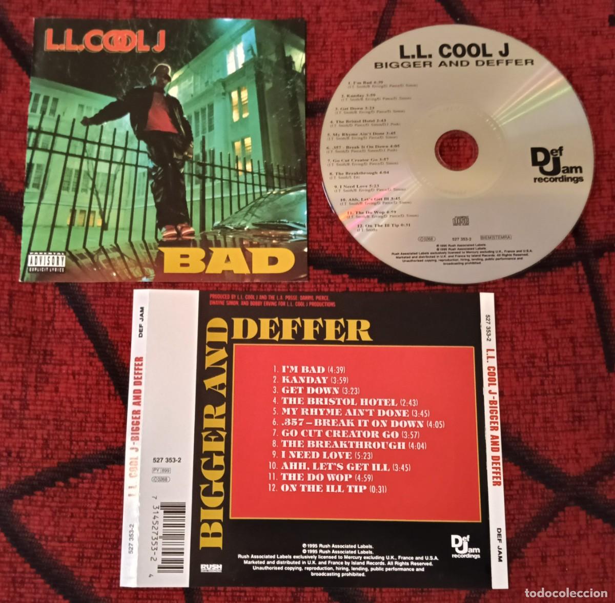 CDs de m&uacute;sica: LL COOL J ** Bigger And Deffer (BAD) ** CD REEDICION ALEMANIA 1995