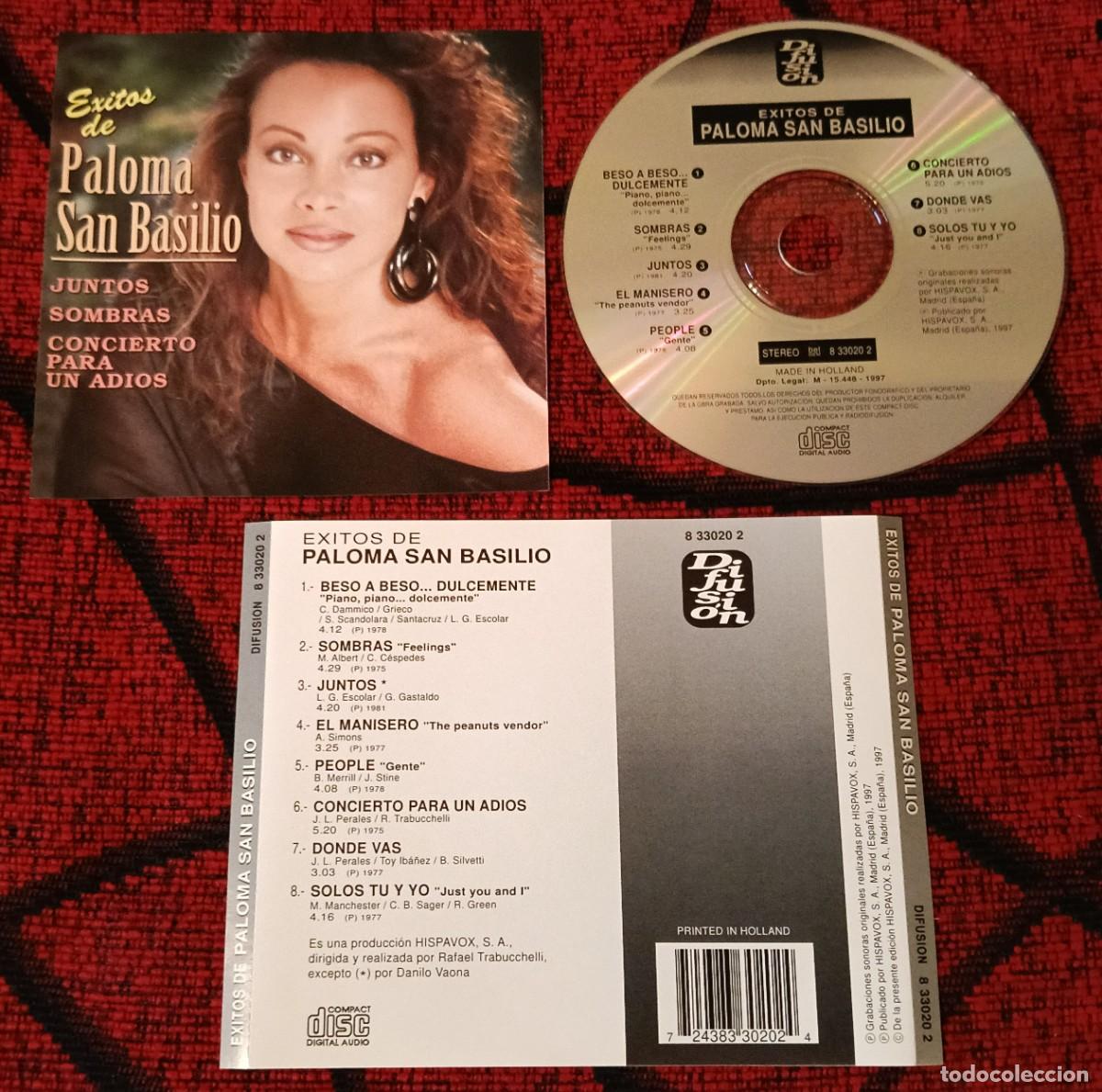 CDs de m&uacute;sica: PALOMA SAN BASILIO ** Exitos De Paloma San Basilio ** CD 1997 (SERIE DIFUSION)