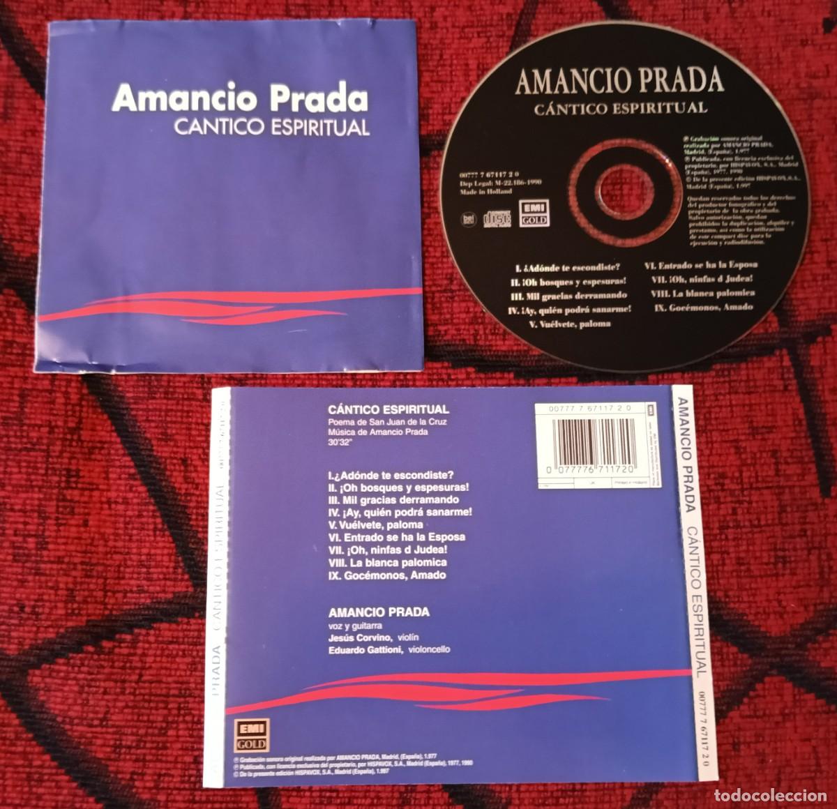 CDs de m&uacute;sica: AMACIO PRADA ** C&aacute;ntico Espiritual ** CD REEDICION 1997