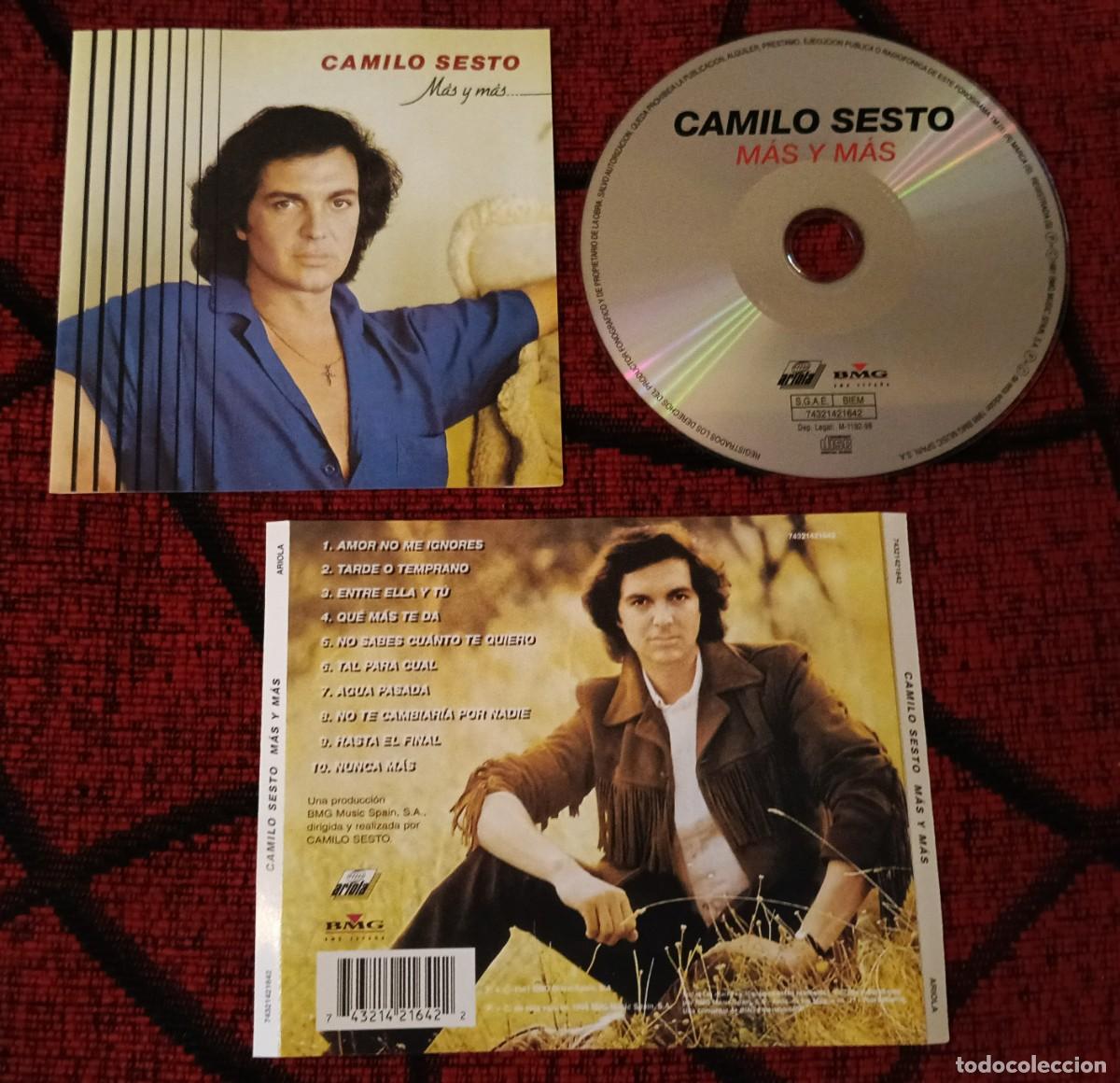 CDs de m&uacute;sica: CAMILO SESTO ** Mas Y Mas ** CD 1998 - Foto 1