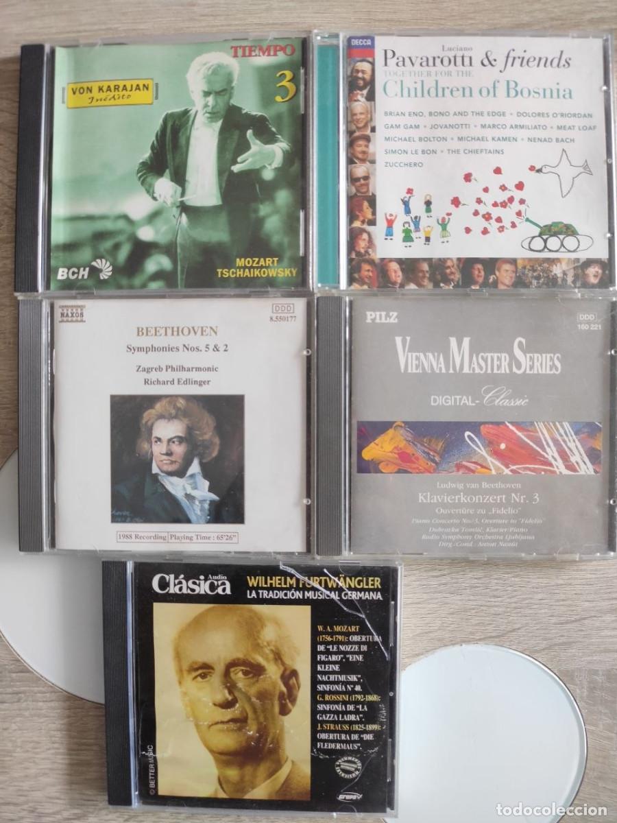 CDs de m&uacute;sica: Lote de 5 CDs de M&uacute;sica Cl&aacute;sica