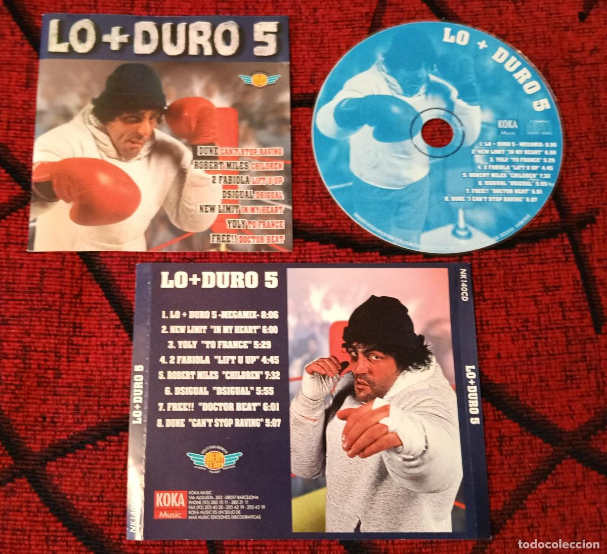 CDs de m&uacute;sica: LO + DURO 5 CD 1996 NEW LIMIT 2 Fabiola ROBERT MILES Dsigual YOLY