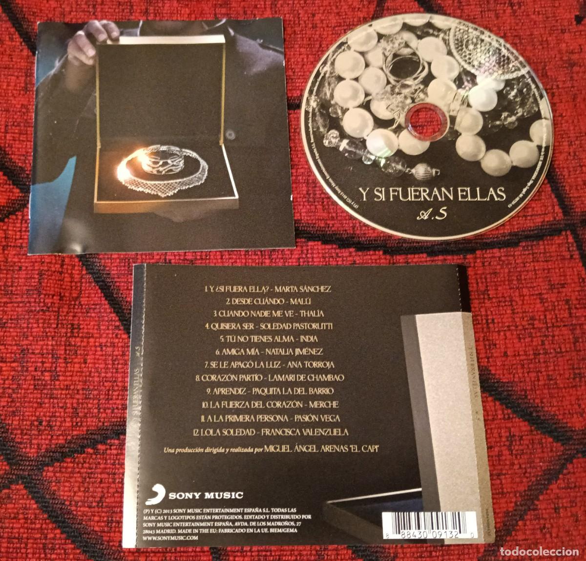 CDs de m&uacute;sica: Y SI FUERAN ELLAS A.S. CD 2013 THALIA Malu MARTA SANCHEZ Ana Torroja
