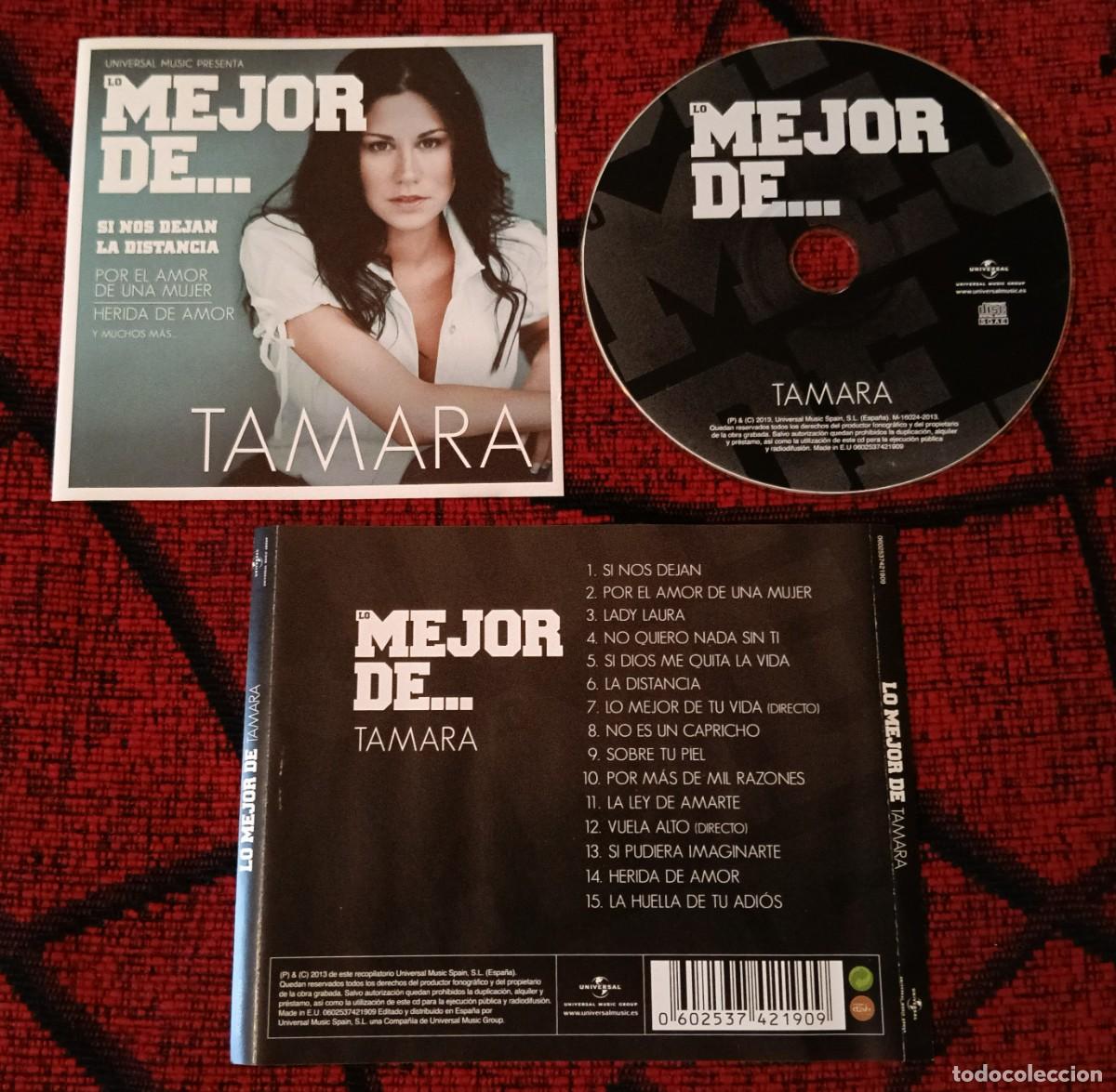 CDs de m&uacute;sica: TAMARA ** Lo Mejor De... Tamara ** CD 2013