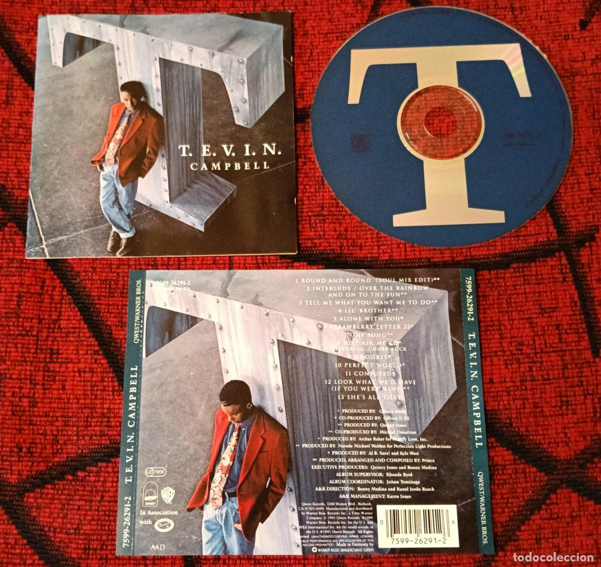 CDs de m&uacute;sica: TEVIN CAMPBELL ** T.E.V.I.N. ** CD ALEMANIA 1991
