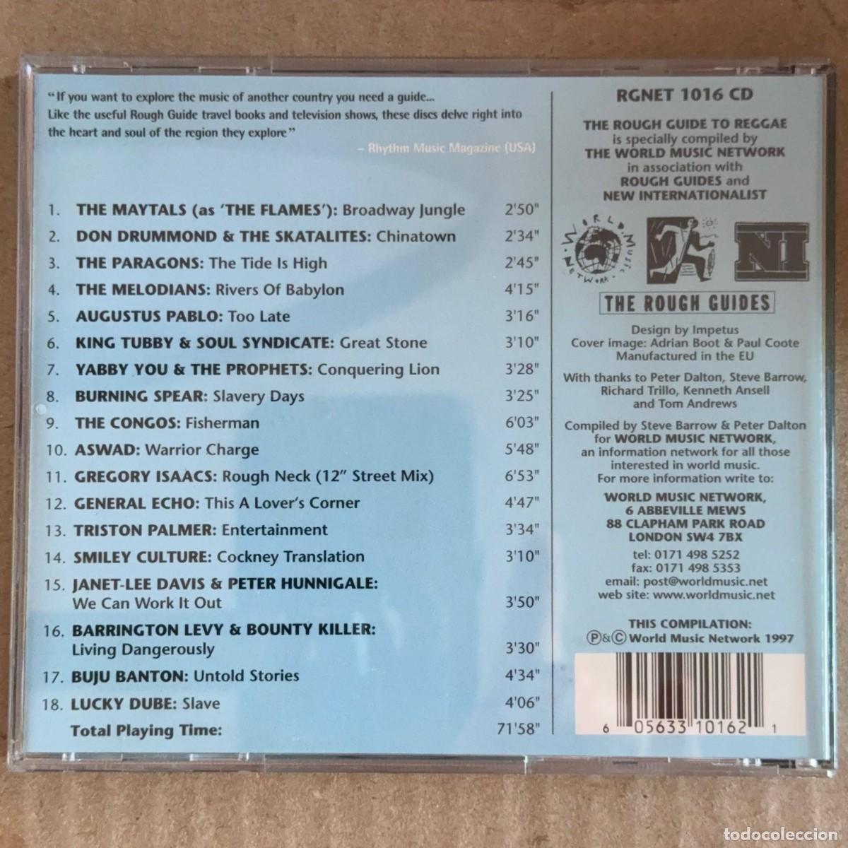 CDs de m&uacute;sica: VVAA The Rough Guide t Reggae CD - Foto 2