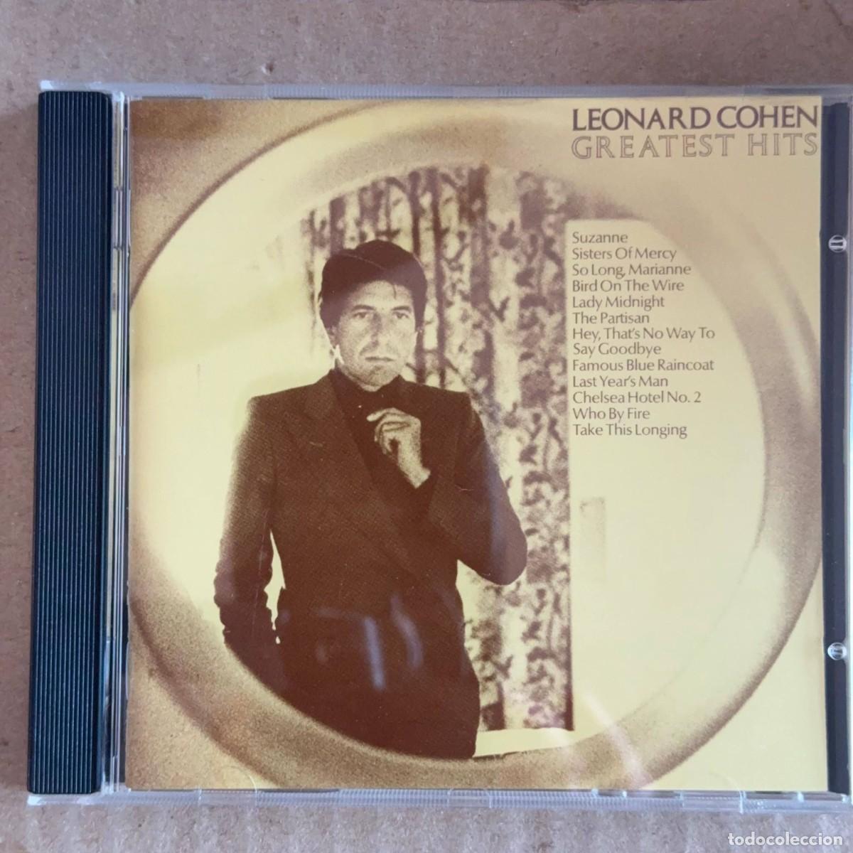 CDs de m&uacute;sica: Leonard Cohen &rdquo;Greatest Hits&rdquo; CD