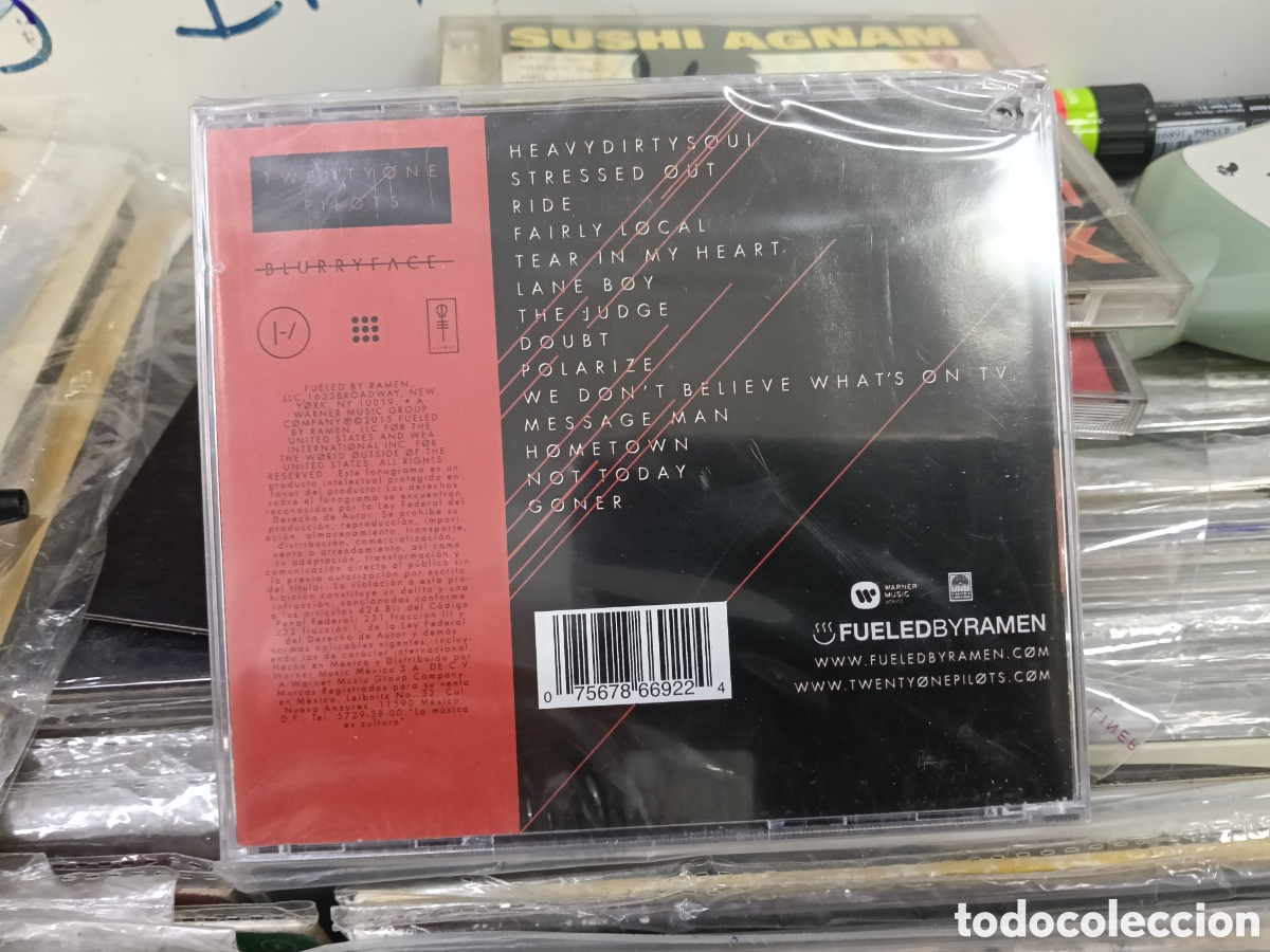 CDs de m&uacute;sica: Twenty one pilots CD blurryface M&eacute;xico Precintado - Foto 2