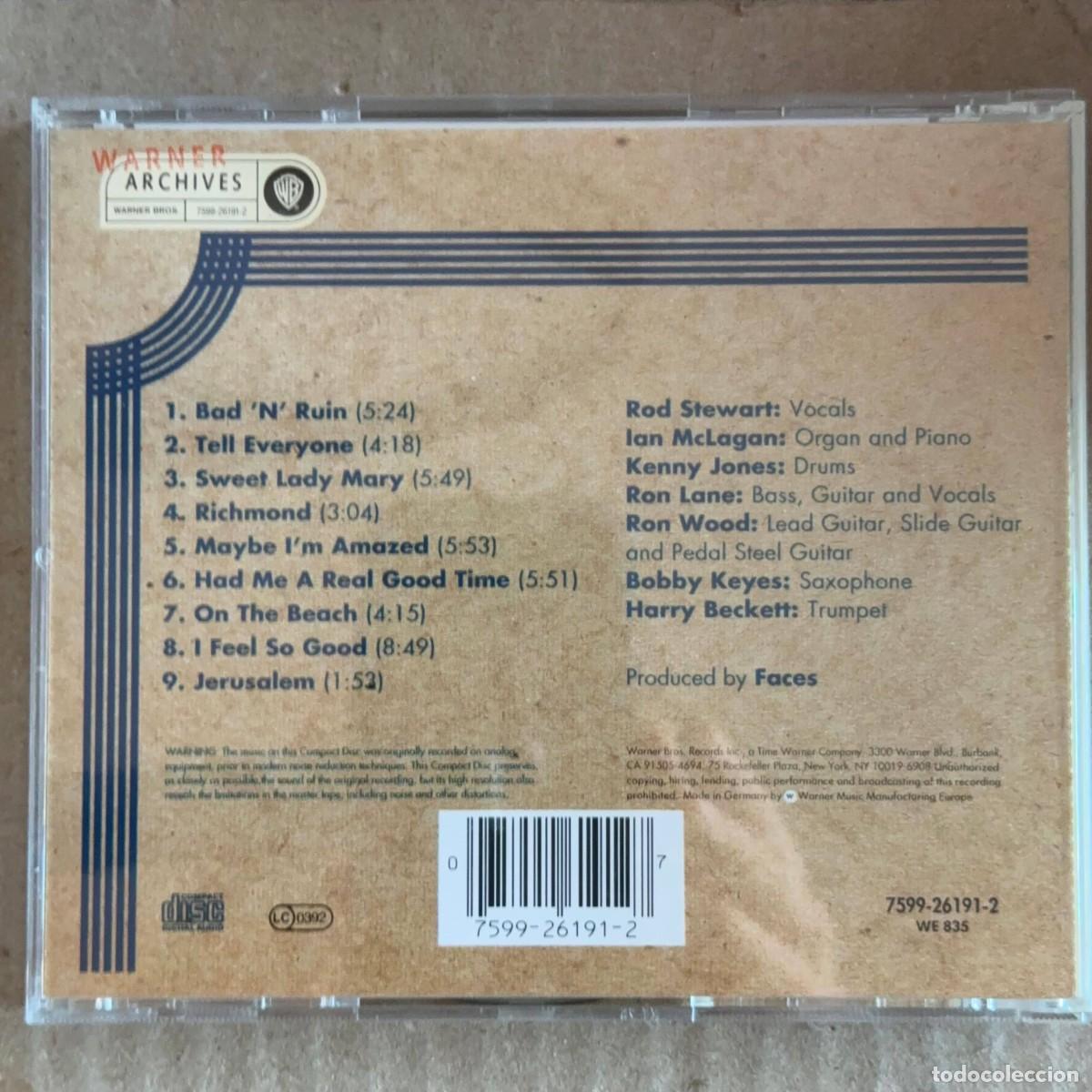 CDs de m&uacute;sica: Faces &rdquo;Long Player&rdquo; CD - Foto 2