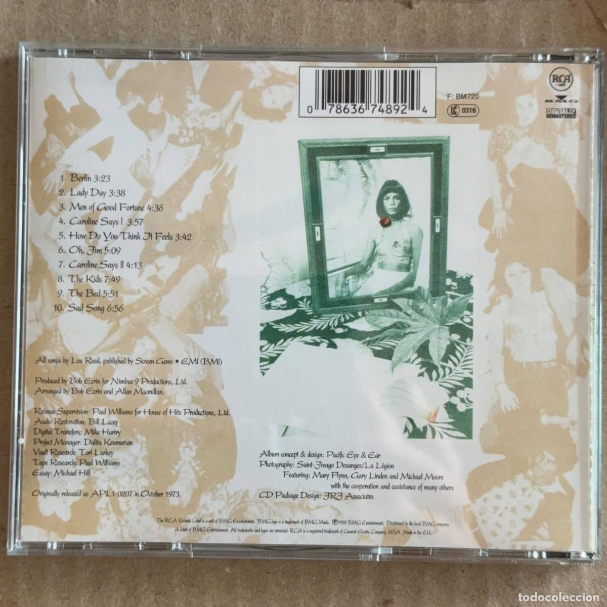 CDs de m&uacute;sica: Lou Reed &rdquo;Berlin&rdquo; CD - Foto 2