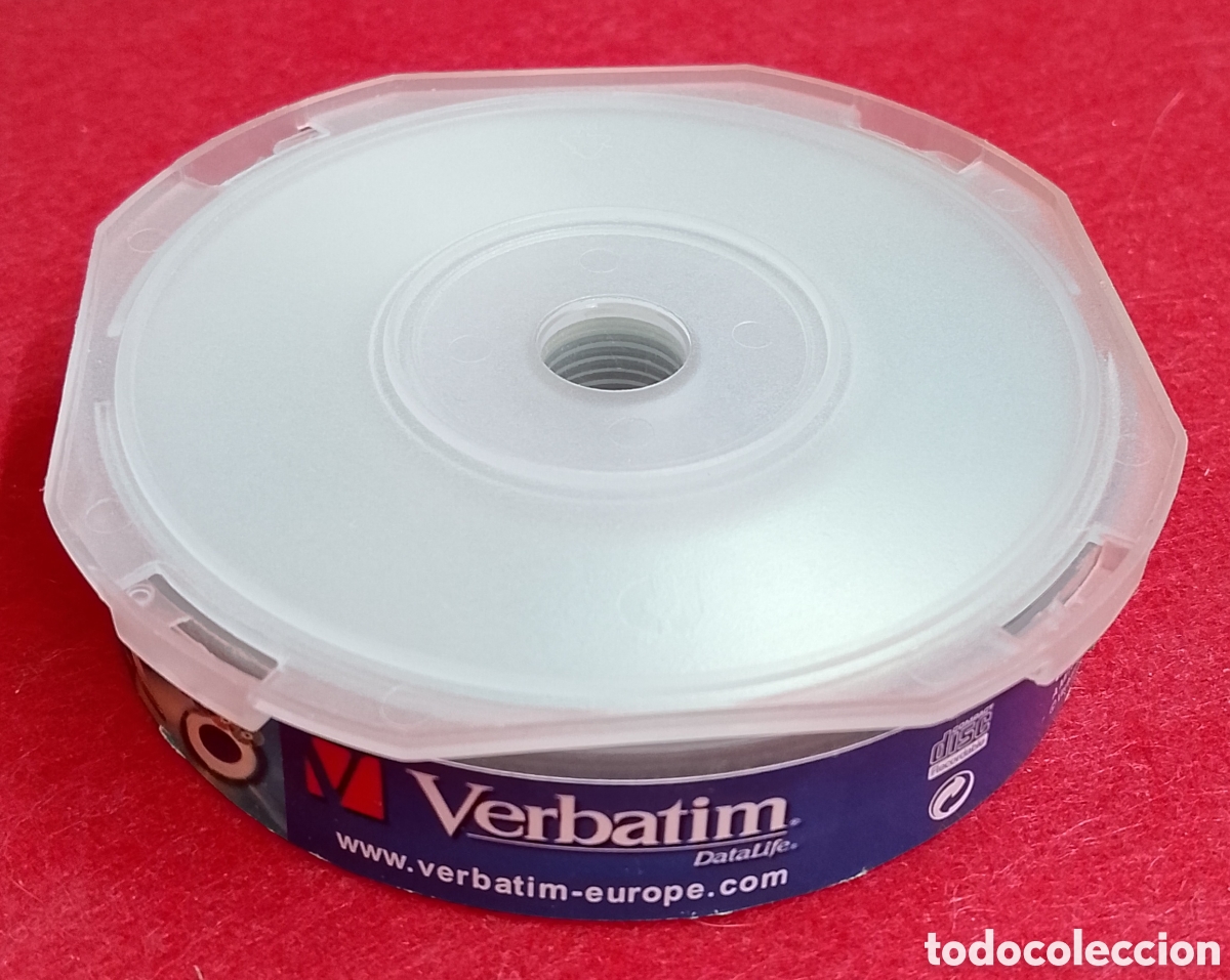 CDs de m&uacute;sica: Discos CD-R V&iacute;rgenes Verbatim DataLife (Pack de 10 uds)