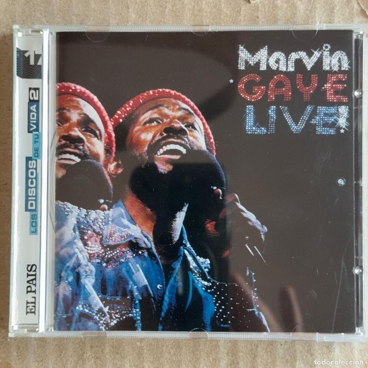 CDs de m&uacute;sica: Marvin Gaye &rdquo;Live&rdquo; CD - Foto 1