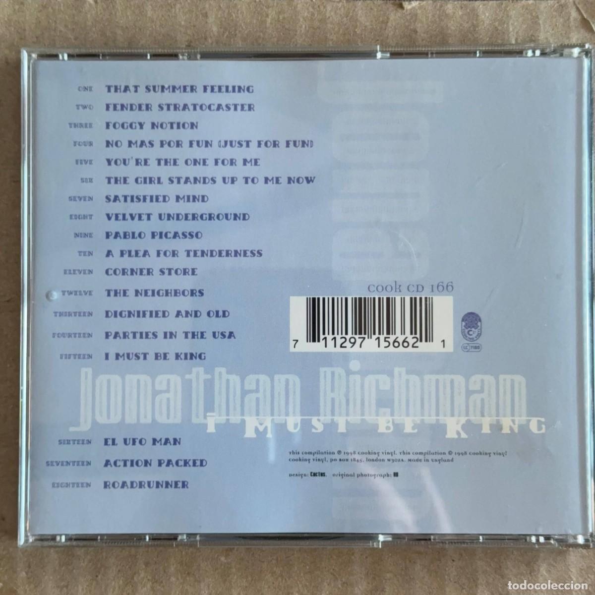 CDs de m&uacute;sica: Jonathan Richman &rdquo;I must be king&rdquo; CD - Foto 2