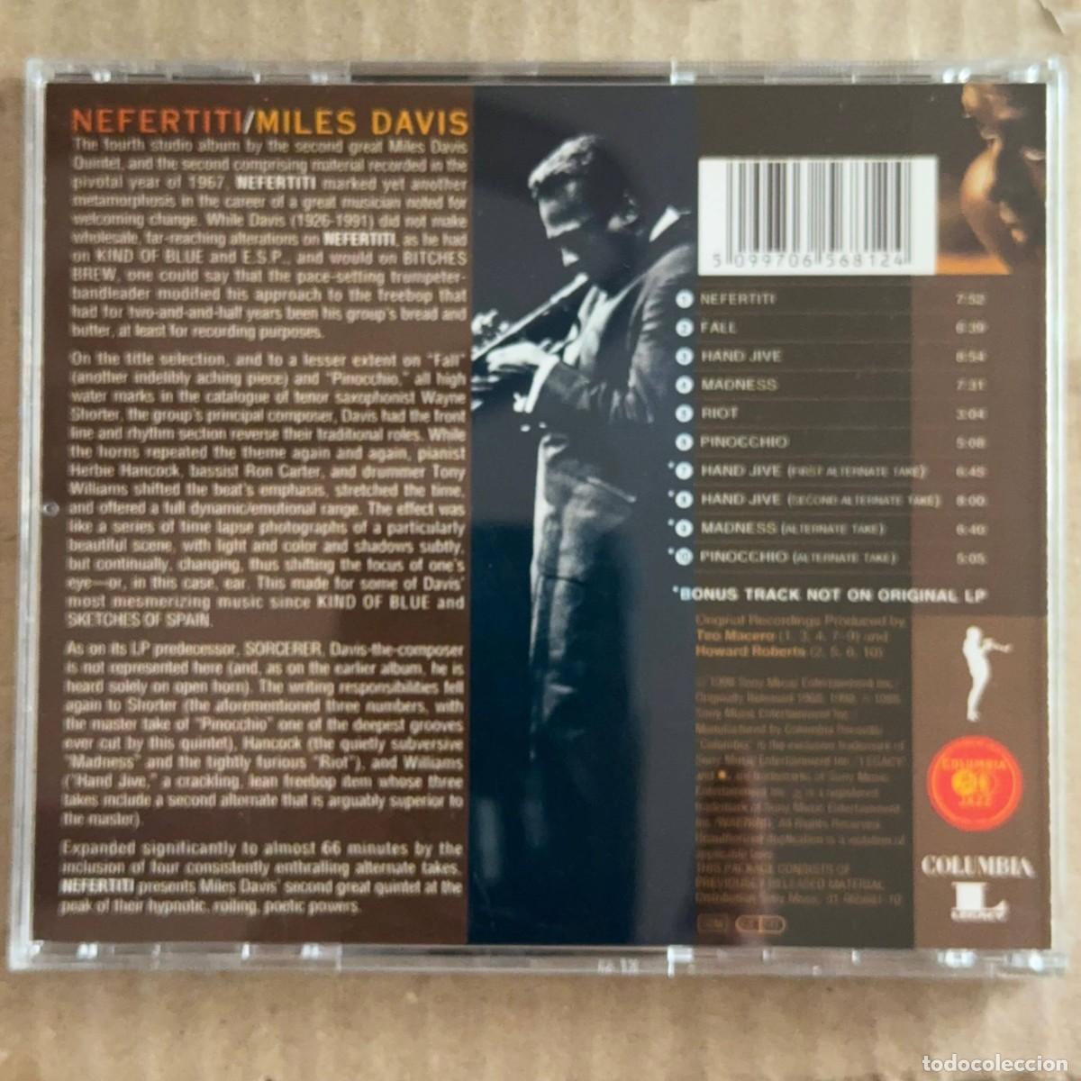 CDs de m&uacute;sica: Miles Davis &rdquo;Nefertiti&rdquo; CD - Foto 2
