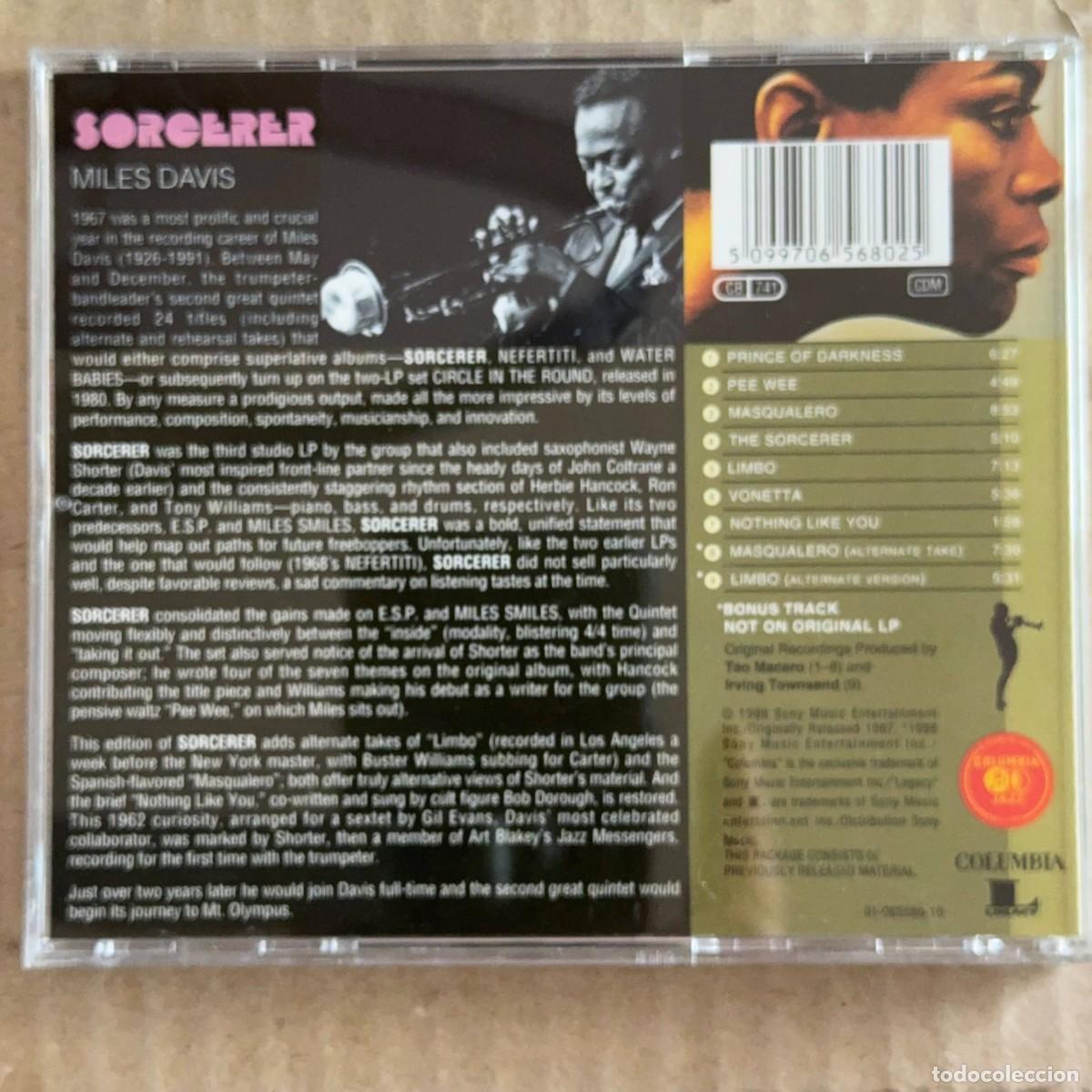 CDs de m&uacute;sica: Miles Davis &rdquo;Sorcerer&rdquo; CD - Foto 2