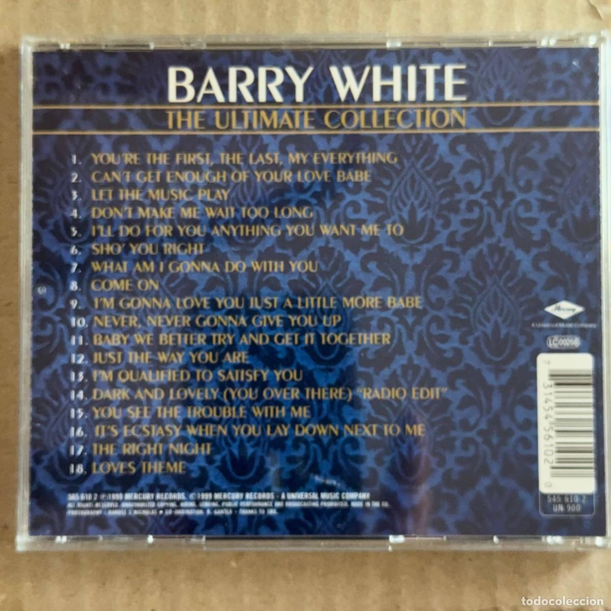 CDs de m&uacute;sica: Barry White &rdquo;Collection&rdquo; CD - Foto 2