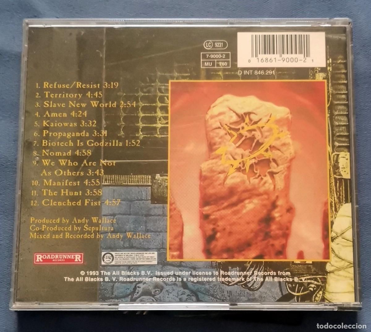 CDs de m&uacute;sica: Sepultura &ndash; Chaos A.D. cd 1993 - Foto 2