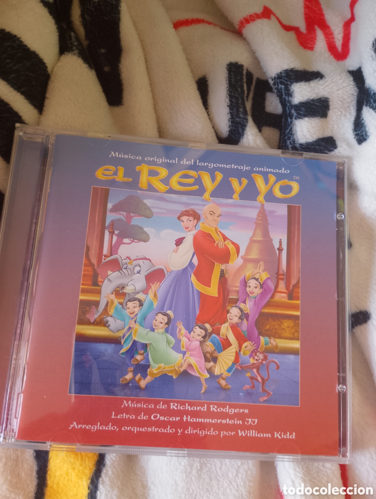 CDs de m&uacute;sica: El Rey y yo cd M&uacute;sica original del largometraje animado 1999 Richard Rodgers