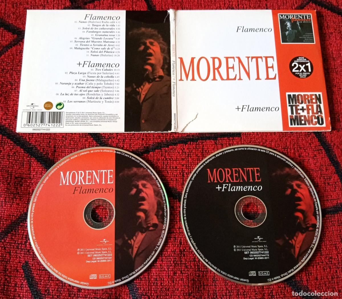 CDs de m&uacute;sica: ENRIQUE MORENTE ** Flamenco / + Flamenco ** CD DOBLE 2011