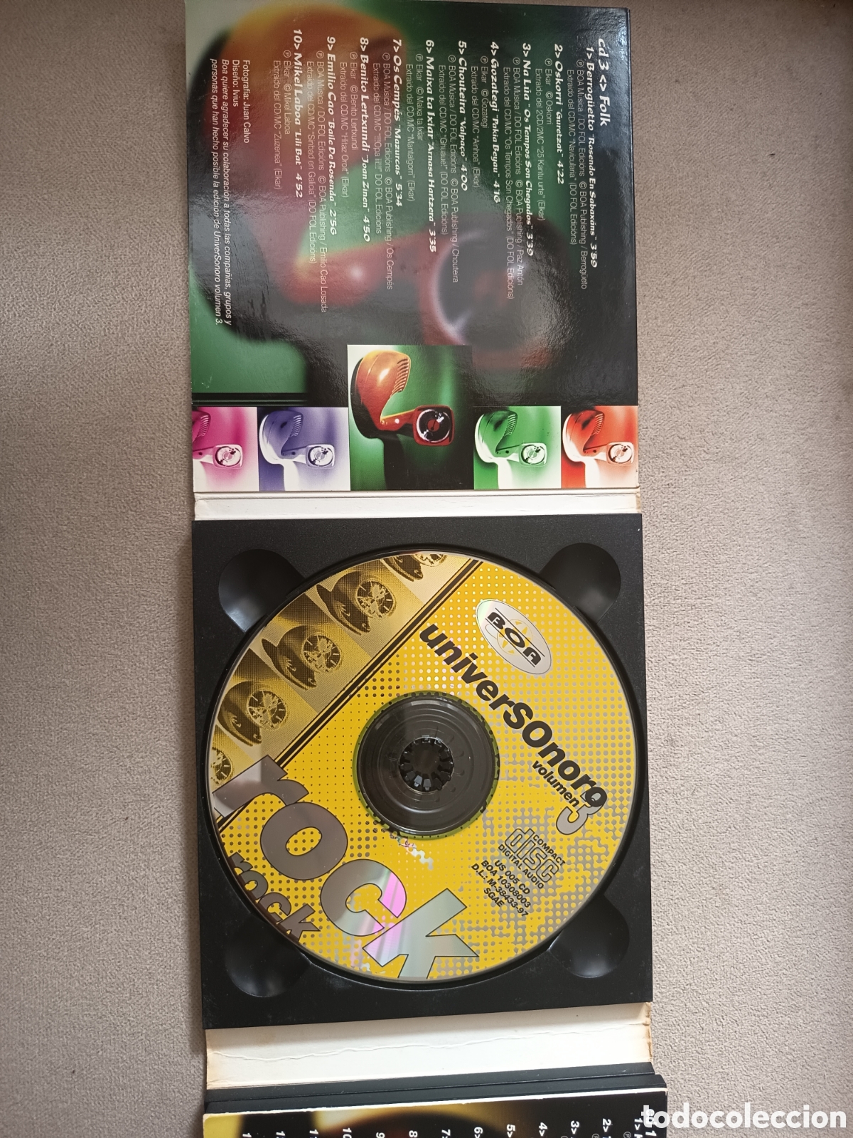 CDs de m&uacute;sica: CD Universonoro Vol 3 1997 BOA - Foto 3