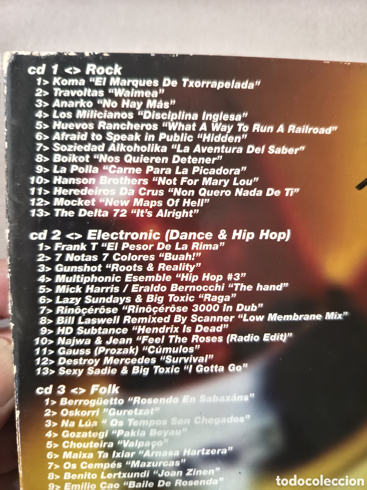 CDs de m&uacute;sica: CD Universonoro Vol 3 1997 BOA - Foto 5