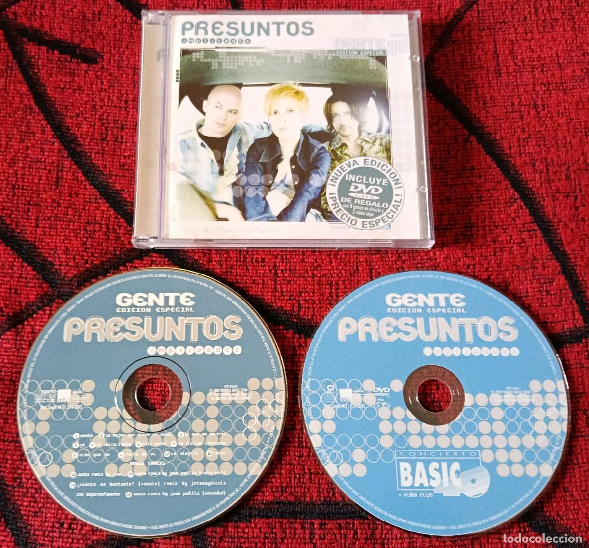 Musik-CDs: PRESUNTOS IMPLICADOS ** Gente &rdquo;Edici&oacute;n Especial&rdquo; ** CD + DVD 2002