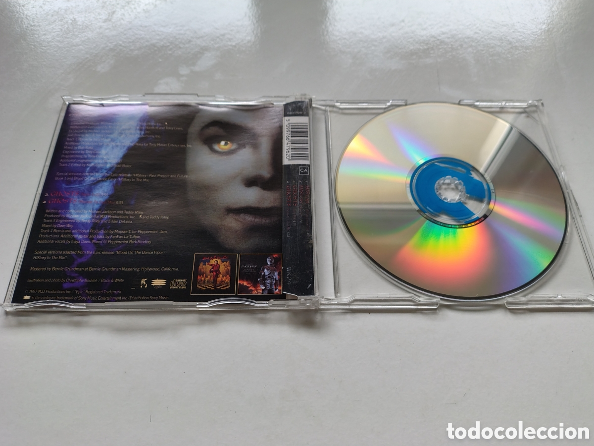 CDs de m&uacute;sica: MICHAEL JACKSON HIStory / Ghosts ( 1997 EPIC ) - Foto 4