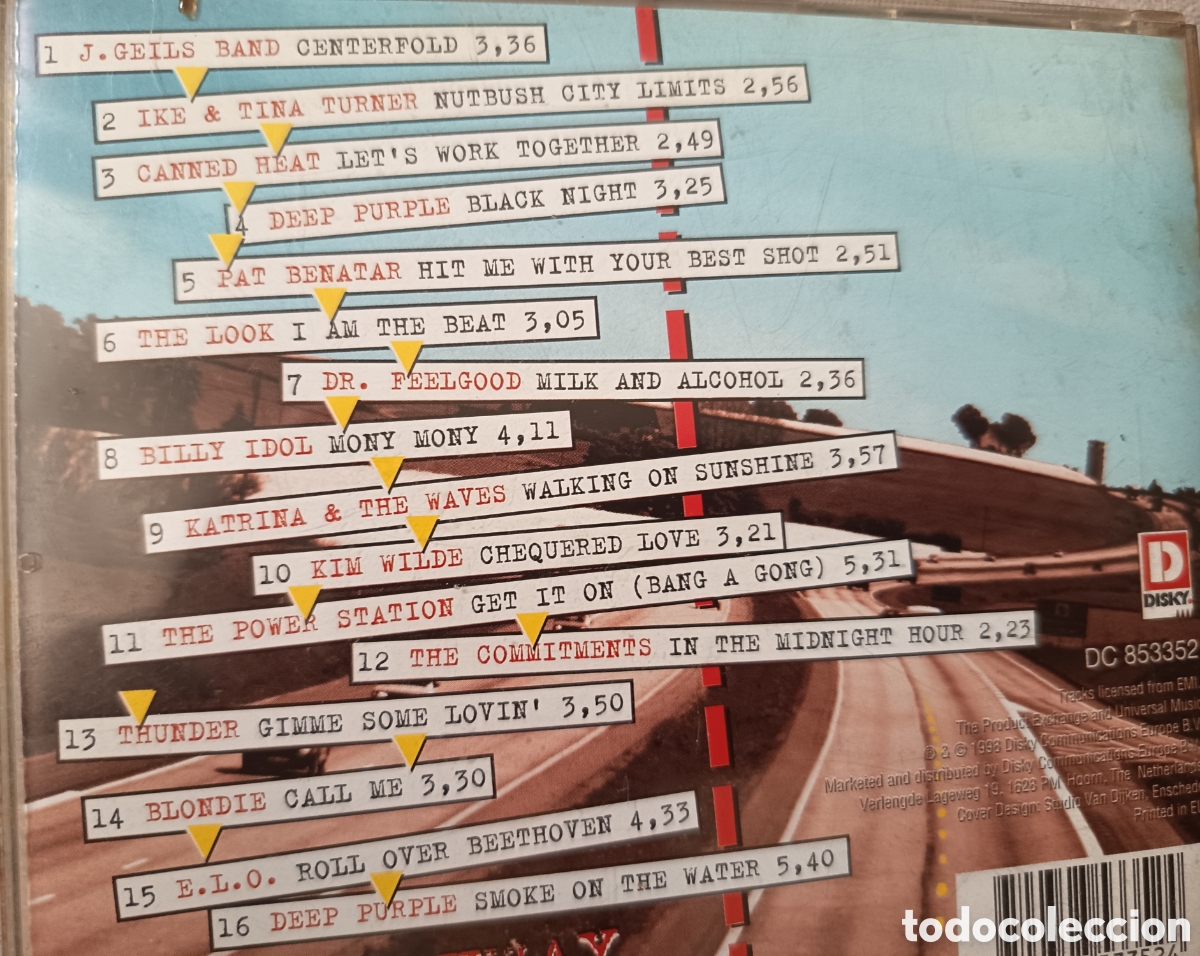 CDs de m&uacute;sica: CD Highway Rock 1998 Disky - Foto 3